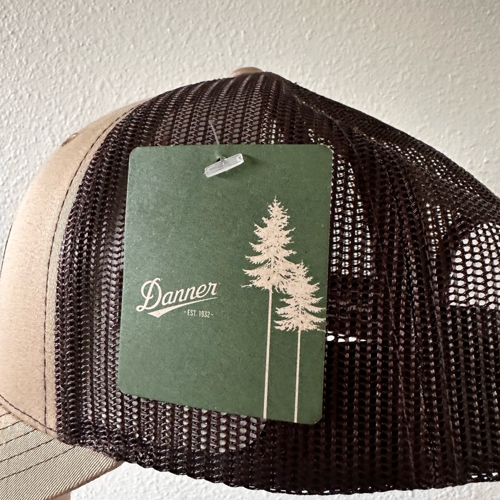 Danner Two-Tone Tan and Brown Trucker Hat - Picture 2 of 4